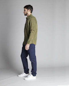 OVER SHIRT IN VELLUTO COSTE PICCOLE