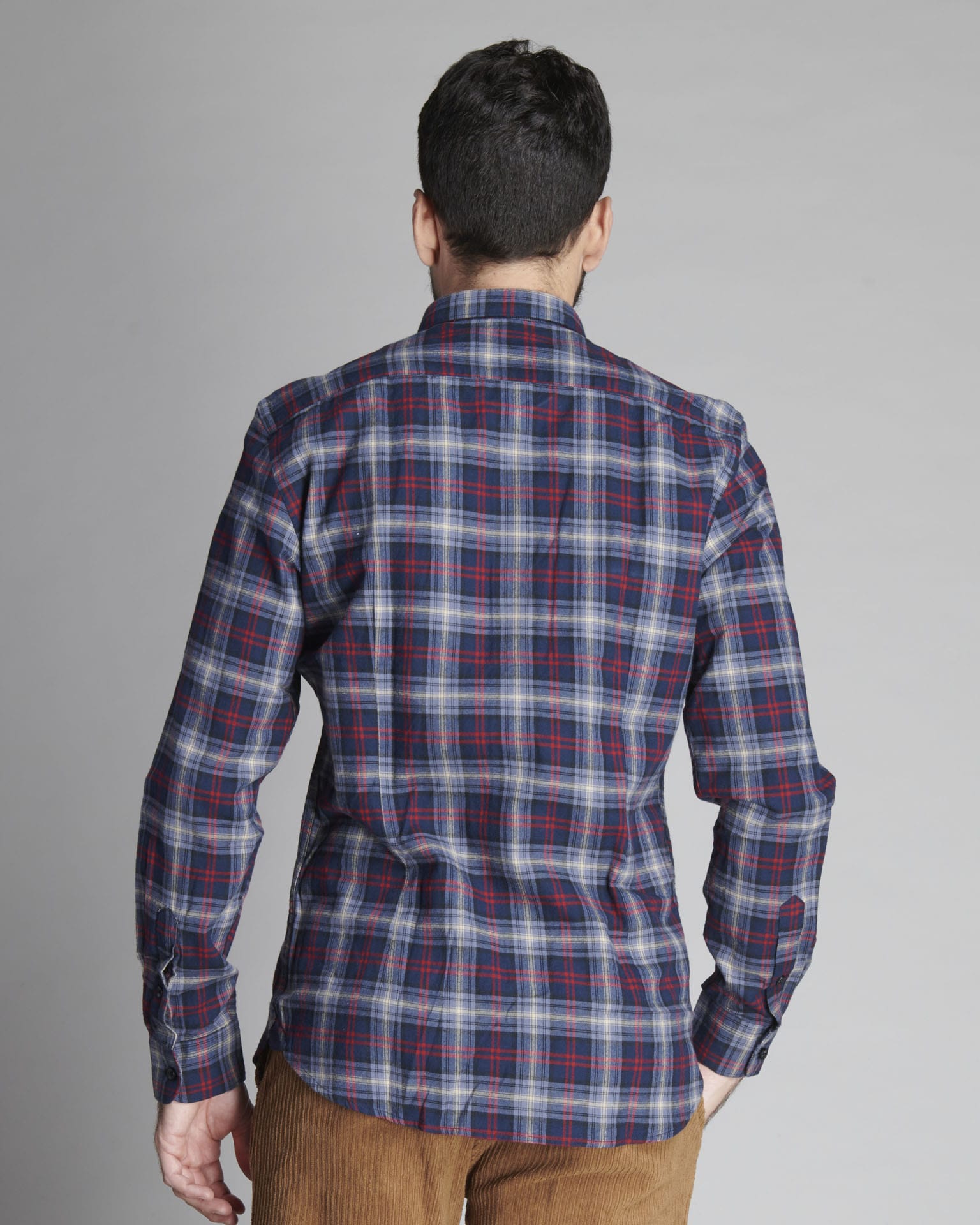 SHL1853 CAMICIA IN FLANELLA LEGGERA