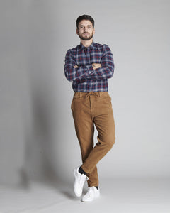 SHL1853 CAMICIA IN FLANELLA LEGGERA