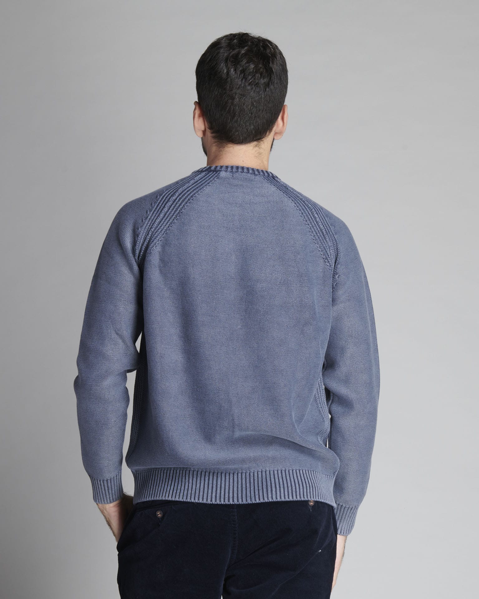 SWL1860 PULLOVER TAGLIO RAGLAN STONE WASH