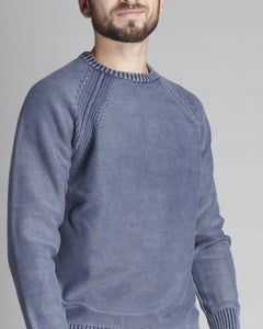 SWL1860 PULLOVER TAGLIO RAGLAN STONE WASH