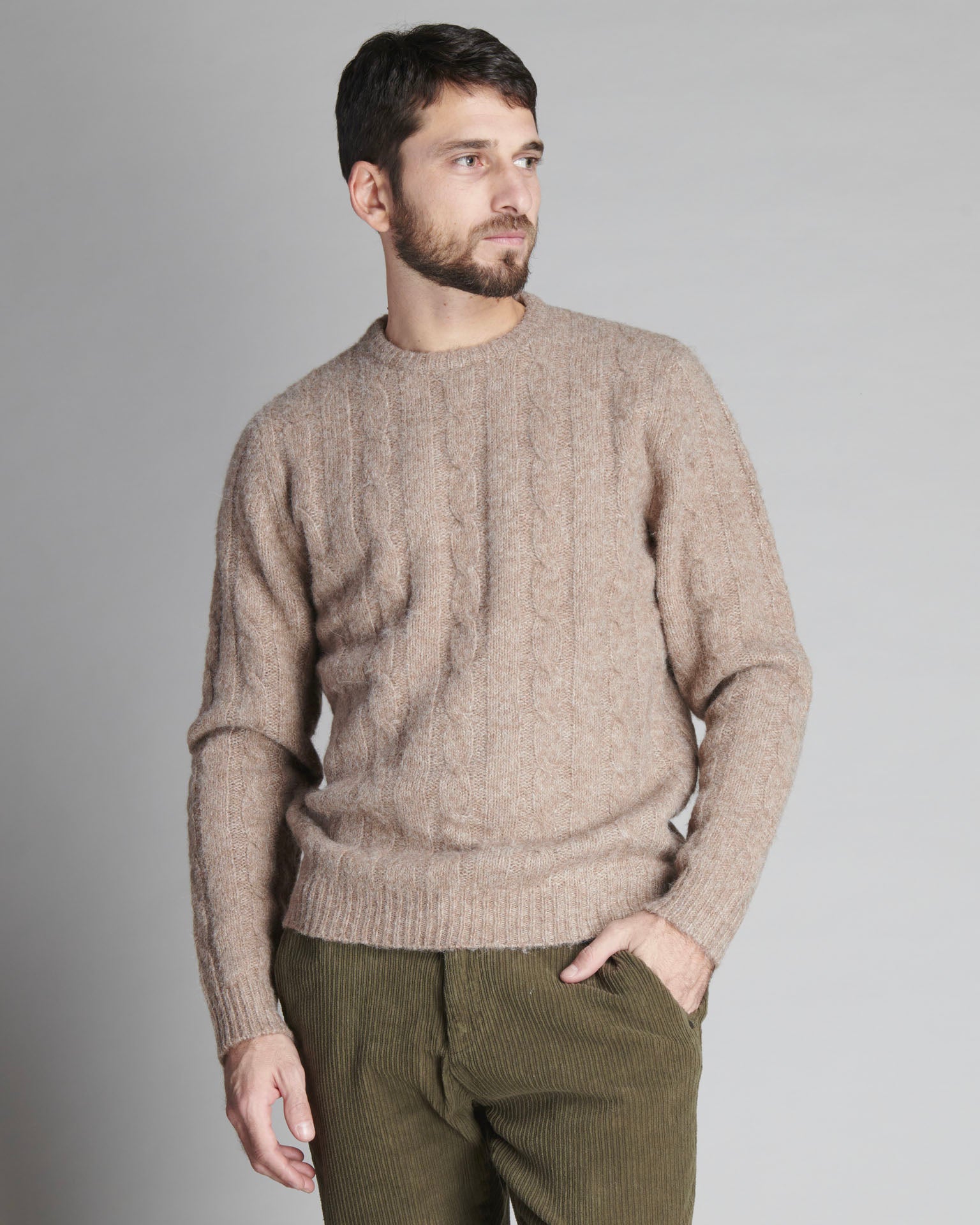 CABLE STRUCTURE PULLOVER