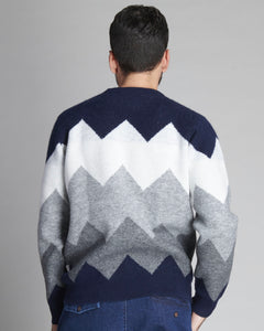 PULLOVER JACQUARD GEOMETRICO