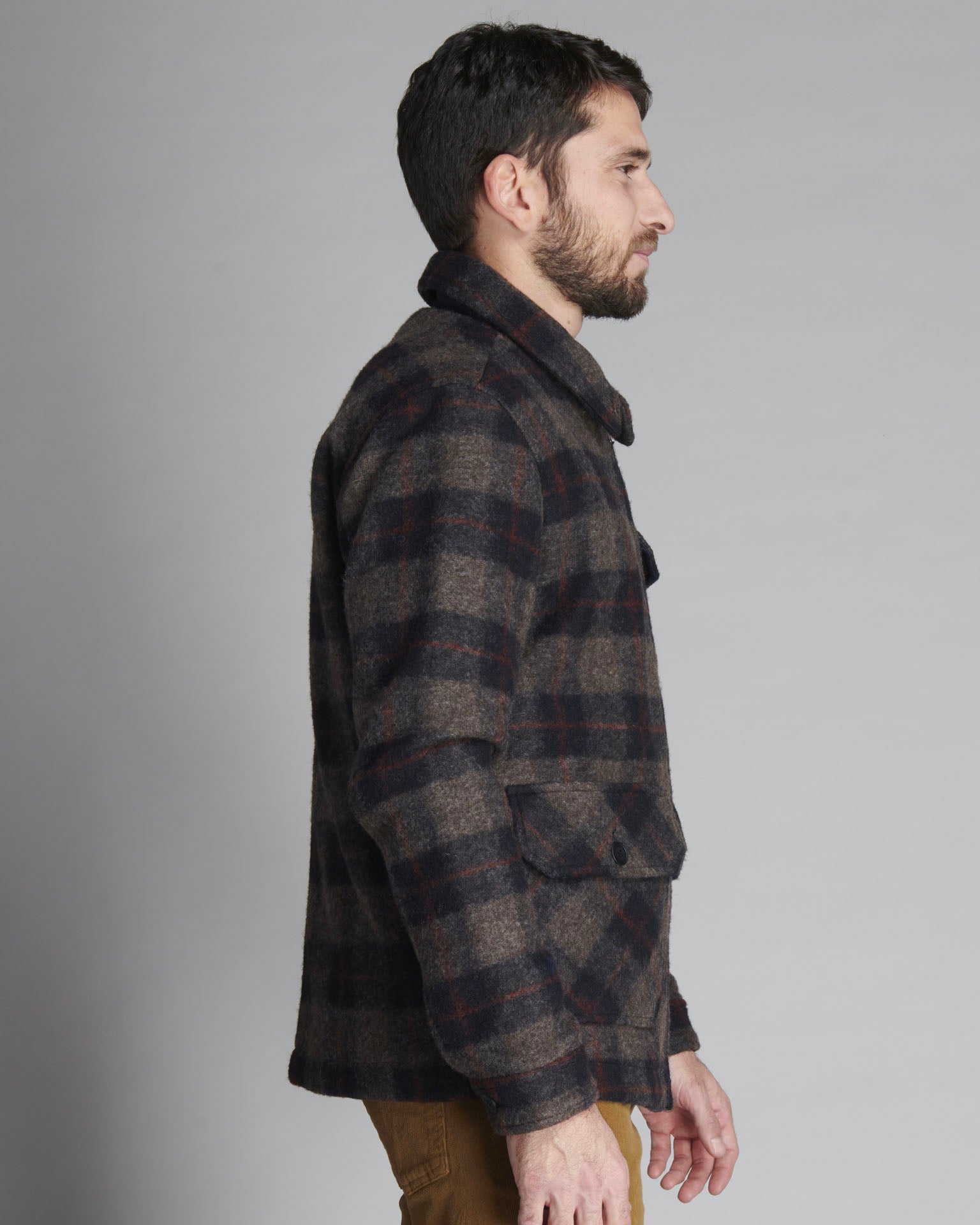 JKT2286 GIACCONE CHECK MISTO LANA