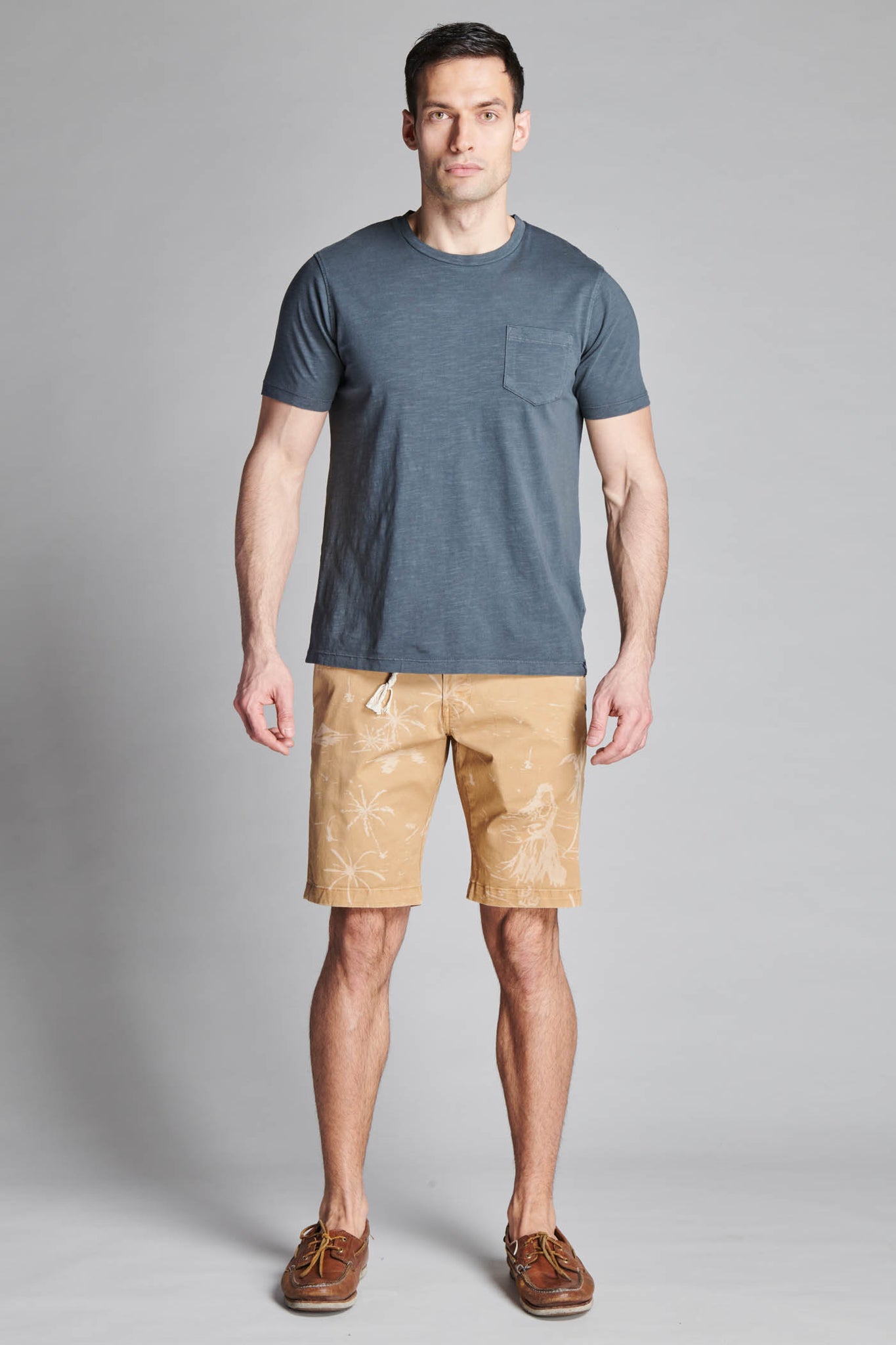 BERMUDA TWIIL STRETCH STAMPA LASER
