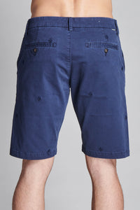 BERMUDA TWIIL STRETCH CON RICAMO