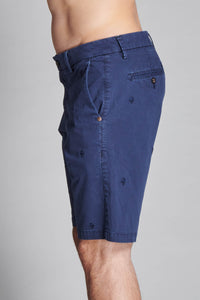 BERMUDA TWIIL STRETCH CON RICAMO
