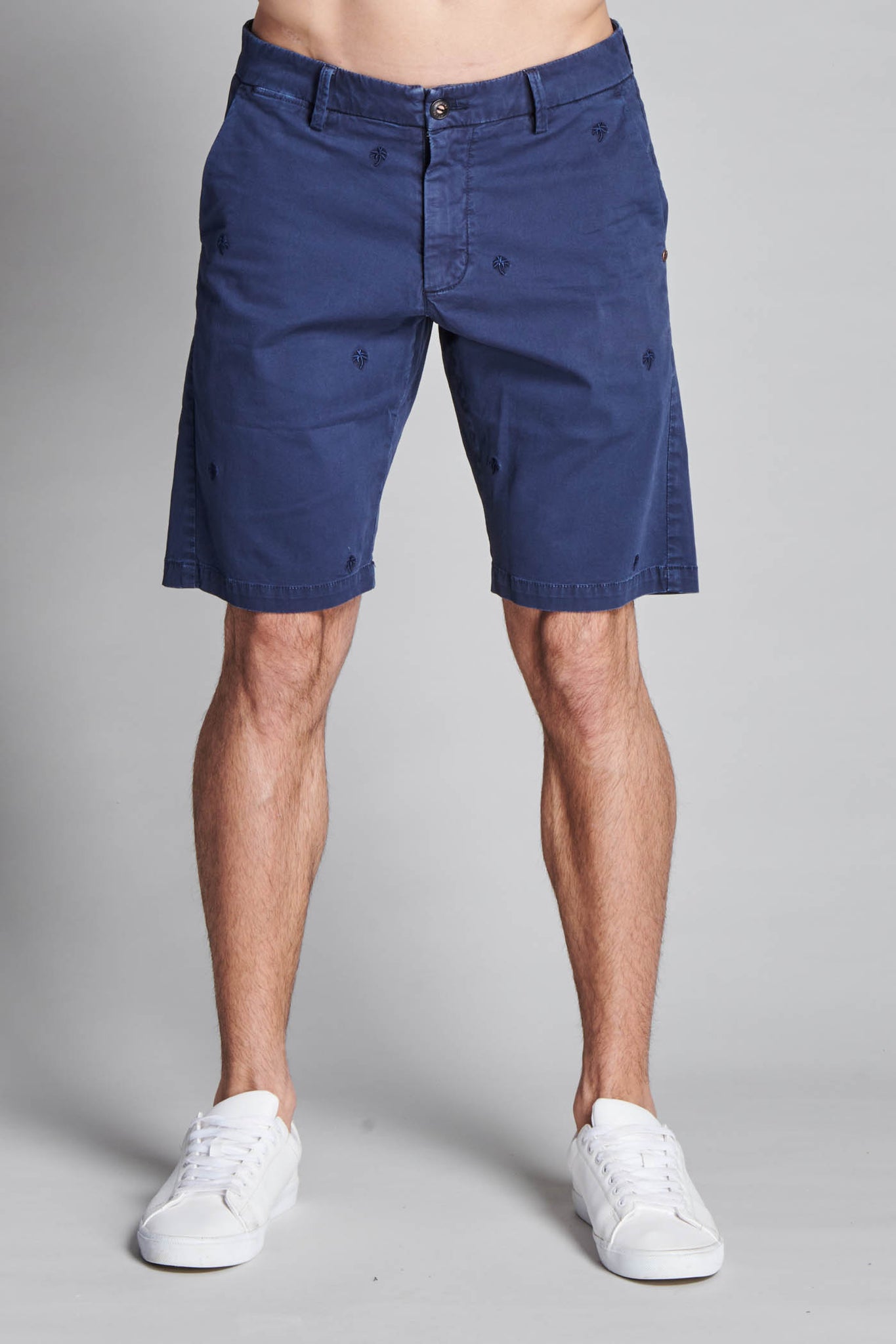 BERMUDA TWIIL STRETCH CON RICAMO