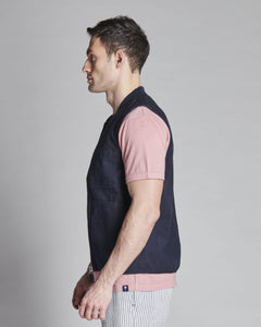 GILET COLLETTO BASEBALL