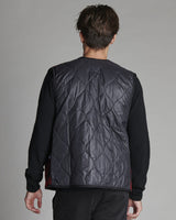 GILET MISTO MISTO LANA E IMBOTTITURA