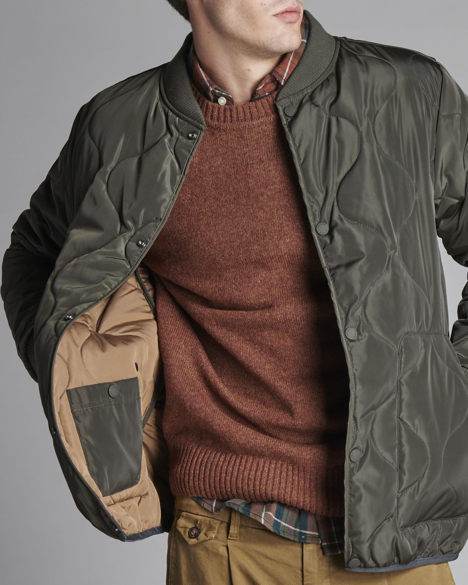 BOMBER MANICA LUNGA LEGGERO