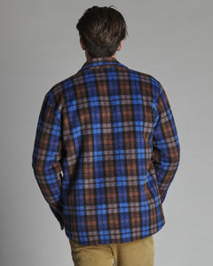 SHL2251 OVER SHIRT A QUADRI CON IMBOTTITURA