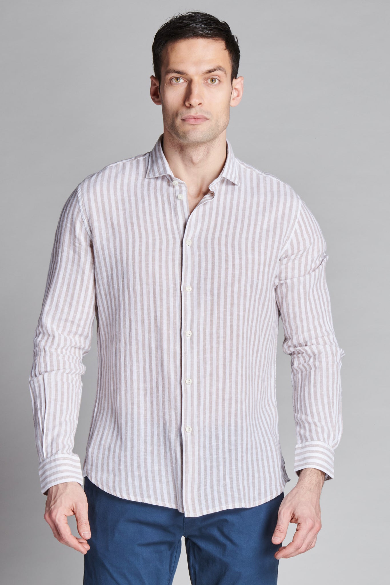 CAMICIA TESSUTO MISTO LINO