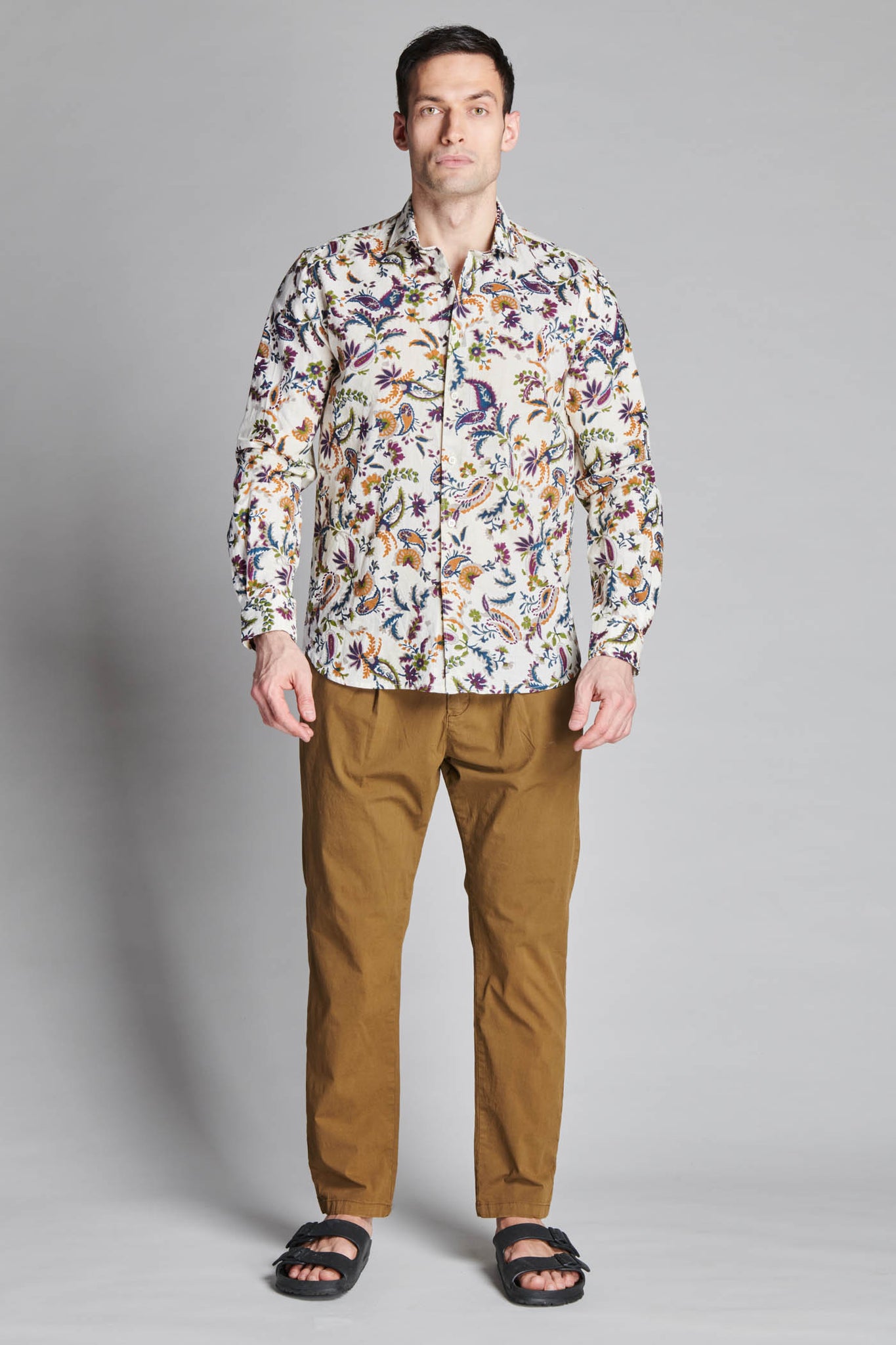CAMICIA TESSUTO MISTO LINO