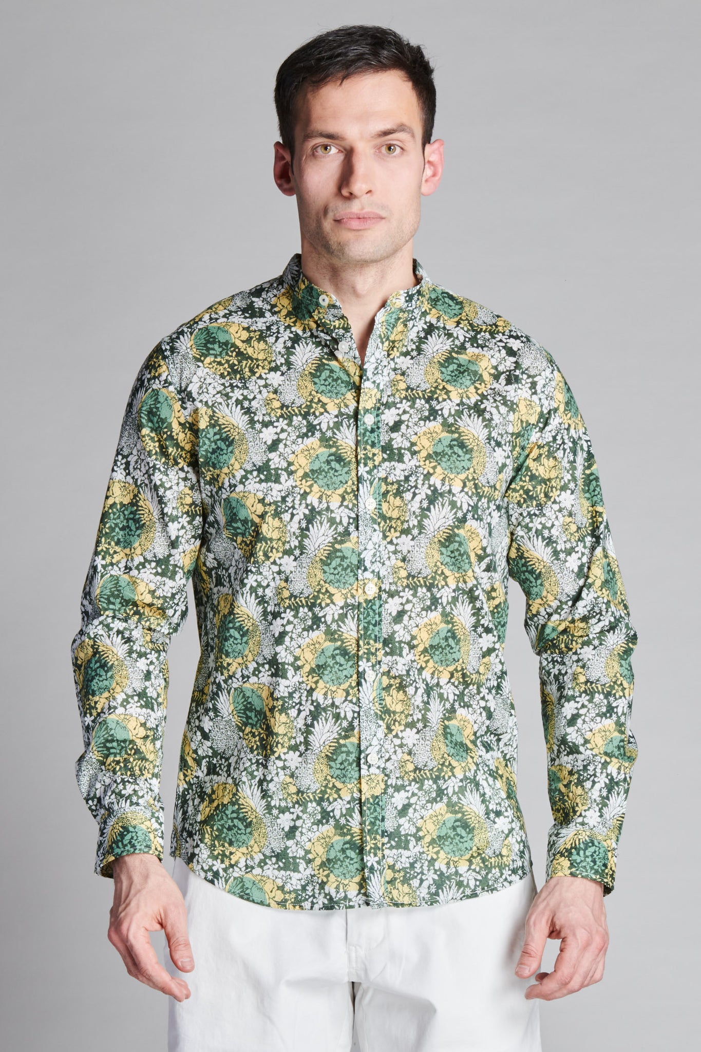 CAMICIA TESSUTO 100% COTONE STAMPATO