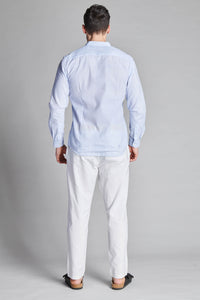CAMICIA TESSUTO 100% COTONE SEERSUCKER