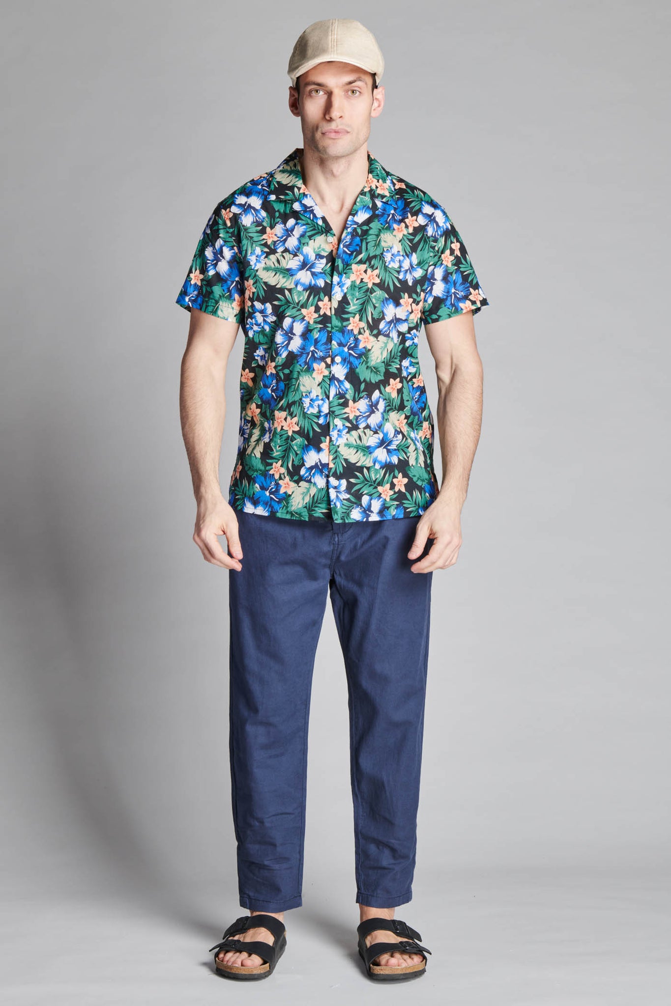 CAMICIA HAWAIIAN MANICHE CORTE