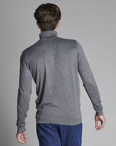 VISCOSE MIXED HIGH NECK SWEATER