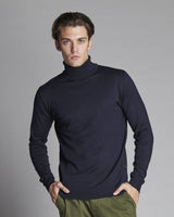 MAGLIA COLLO ALTO MISTO VISCOSA