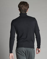 MAGLIA COLLO ALTO MISTO VISCOSA