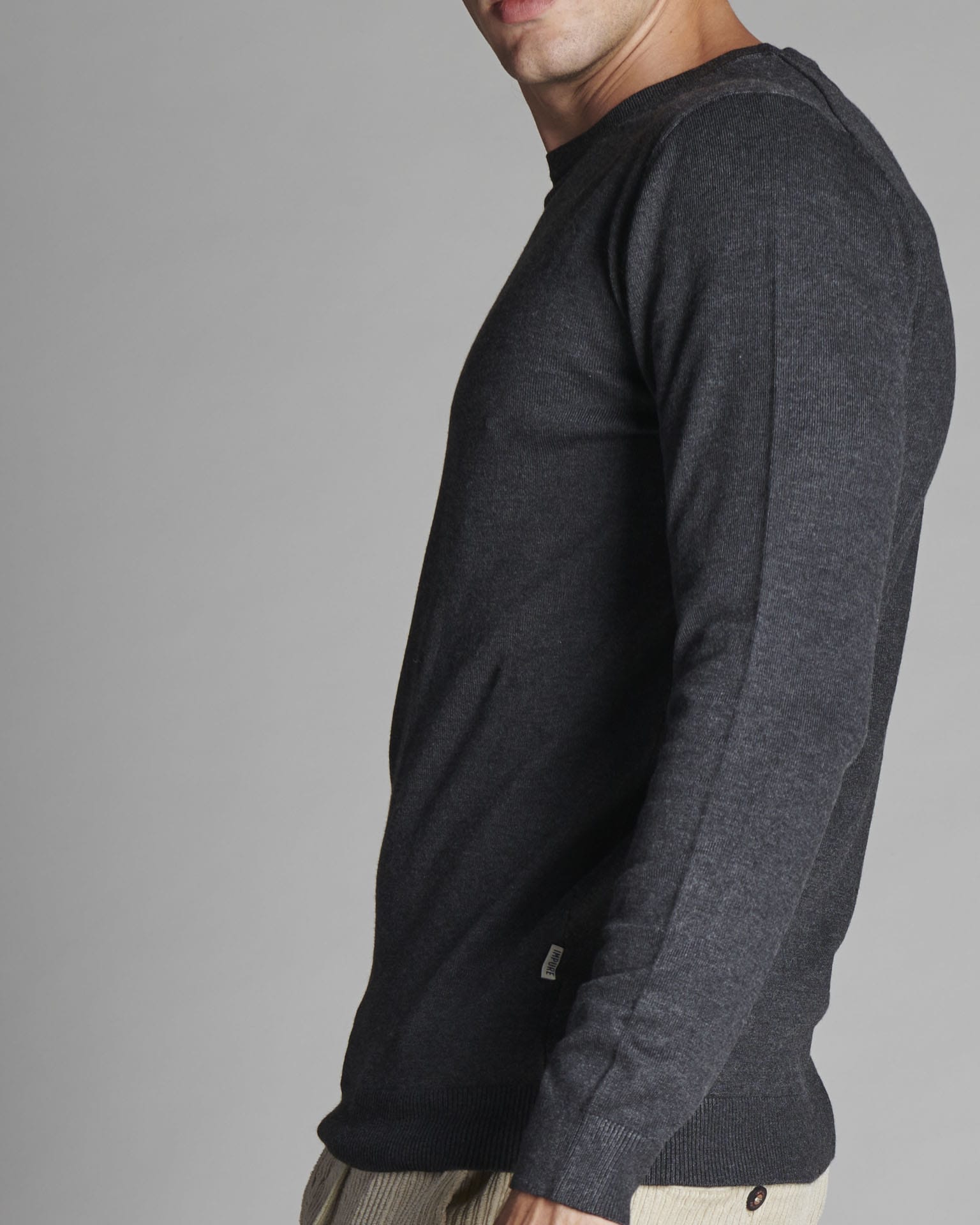SWL1253 VISCOSE BLEND ROUND NECK SWEATER