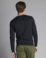 SWL1253 VISCOSE BLEND ROUND NECK SWEATER