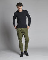 SWL1253 VISCOSE BLEND ROUND NECK SWEATER