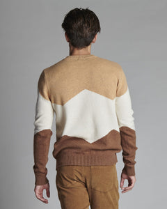 PULLOVER JACQUARD ASTRATTO