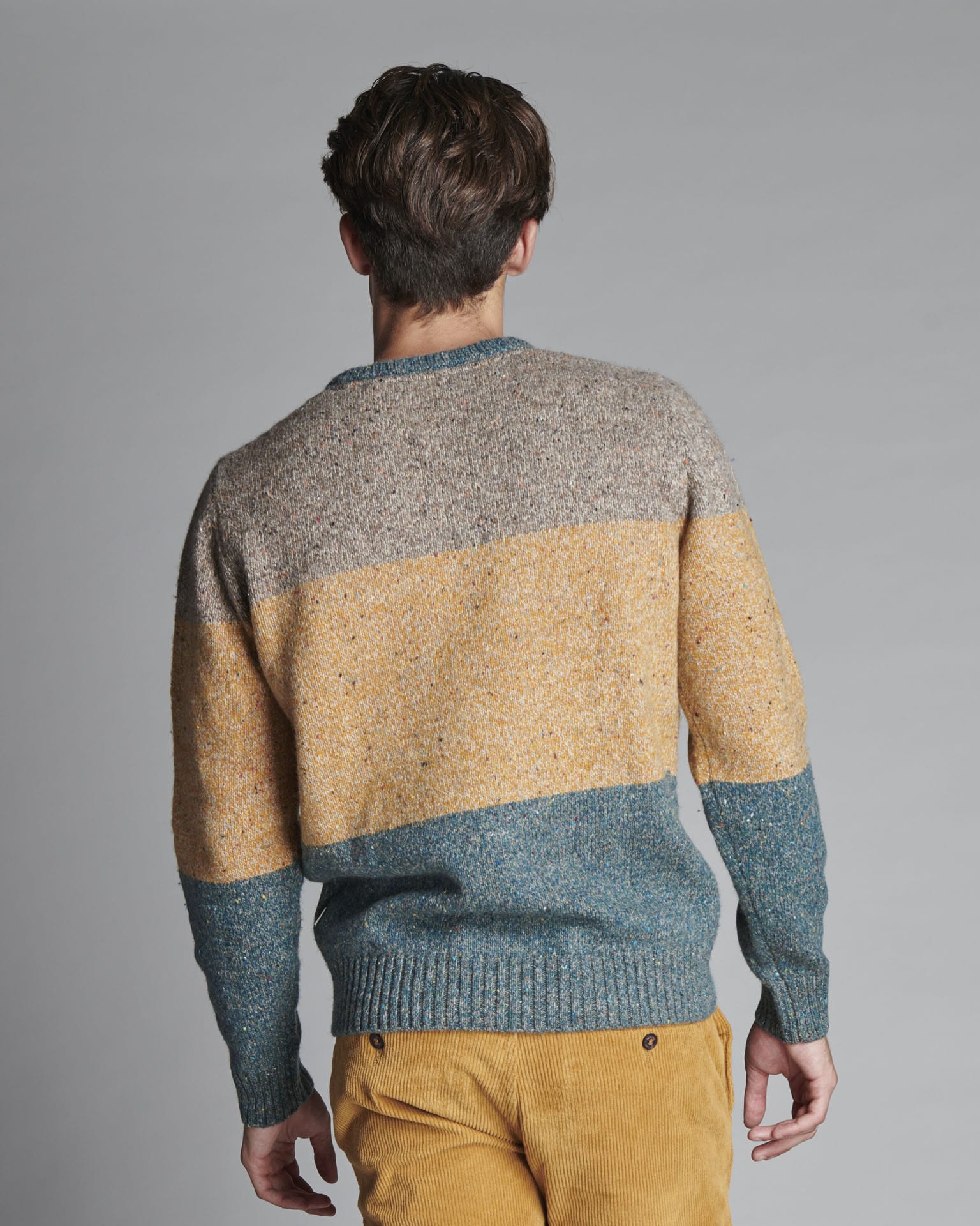 PULLOVER A RIGHE BOTTONATO