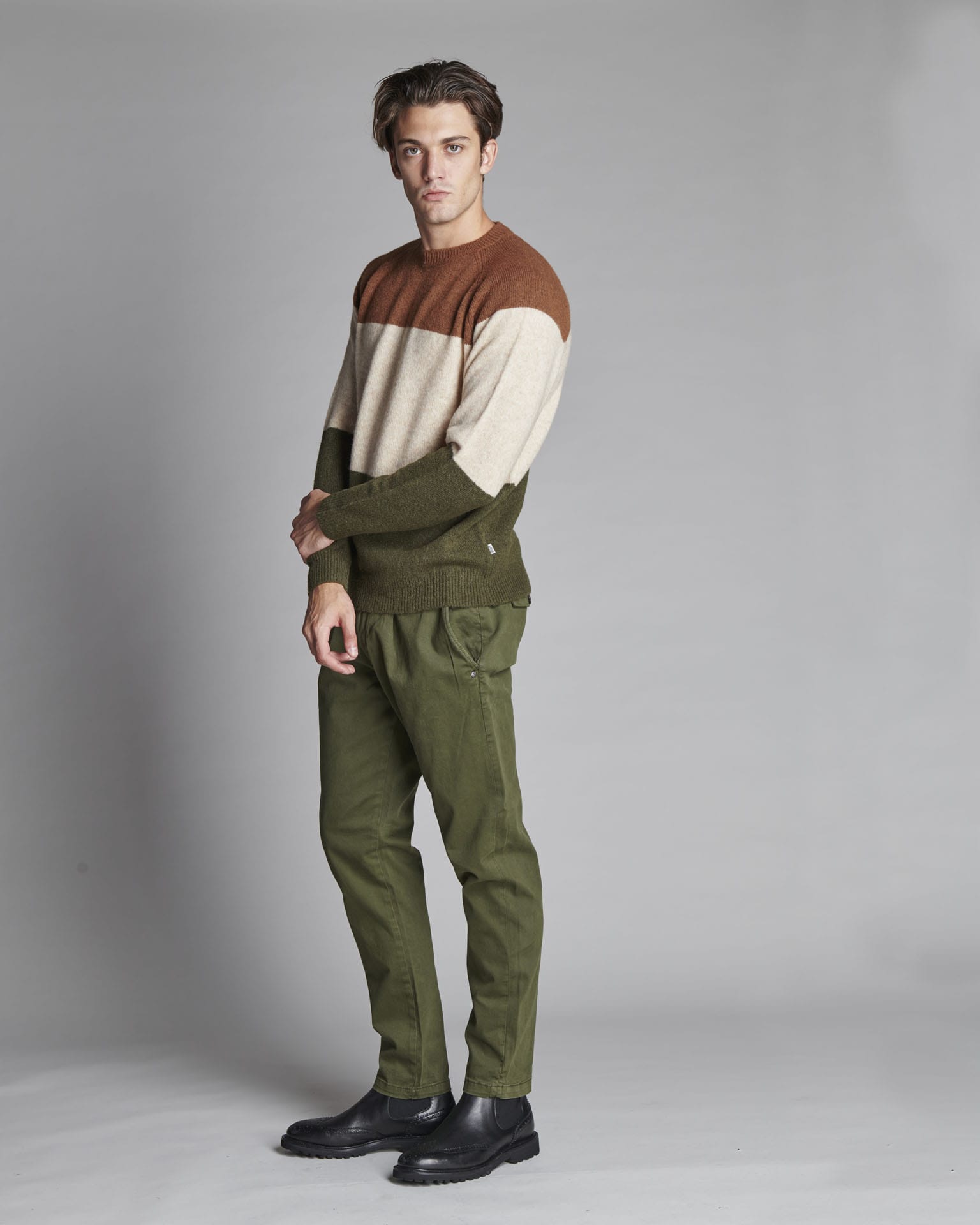 PULLOVER A RIGHE GRANDI