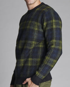 JACQUARD CHECK SWEATER