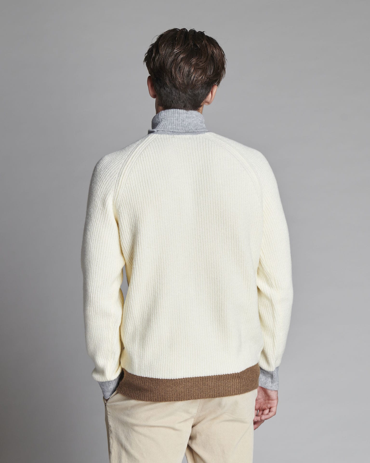 PULLOVER COLLO ALTO COSTA INGLESE