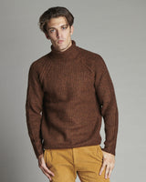 ENGLISH RIB TURTLENECK PULLOVER