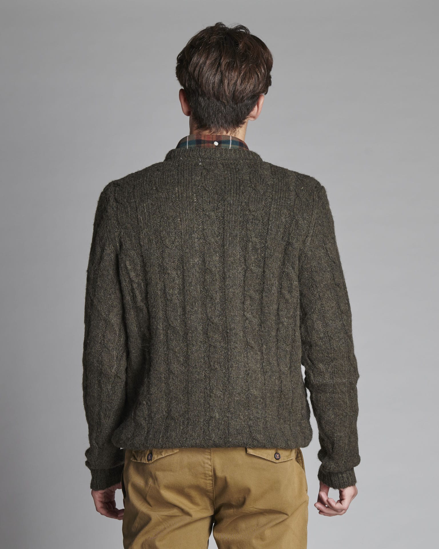 SWL2213 PULLOVER STRUTTURA A TRECCE