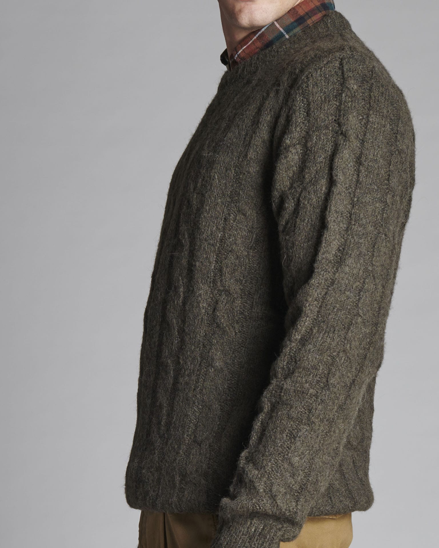 SWL2213 PULLOVER STRUTTURA A TRECCE