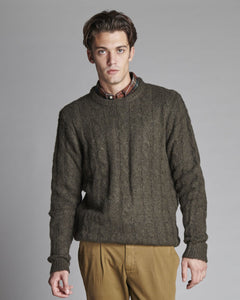 SWL2213 PULLOVER STRUTTURA A TRECCE