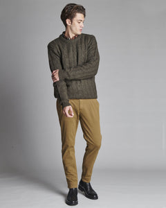 SWL2213 PULLOVER STRUTTURA A TRECCE